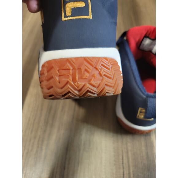 FILA Classic Limited Edition Jamal Mashburn MB Navy Basketball Sneakers Size 7 - Picture 6 of 8